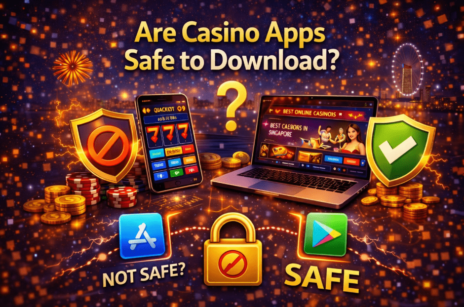 are casino apps safe to download in singapore?