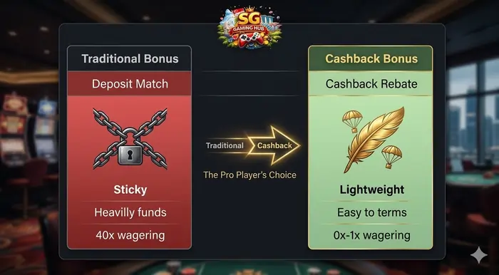 Cashback vs. Other Casino Bonuses: The Comparison